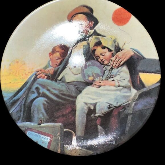 Norman Rockwell Heritage Collection vintage 2002 “Home From the County Fair” - Picture 5 of 9